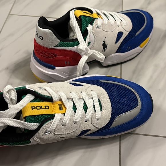 Men’s Polo Ralph Lauren Colorblock Sneakers - Picture 3 of 9